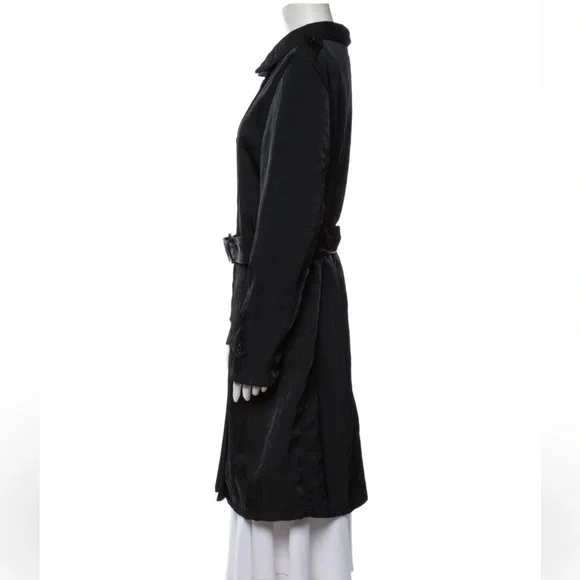 Prada Classic Black Trench Coat - Picture 12 of 12